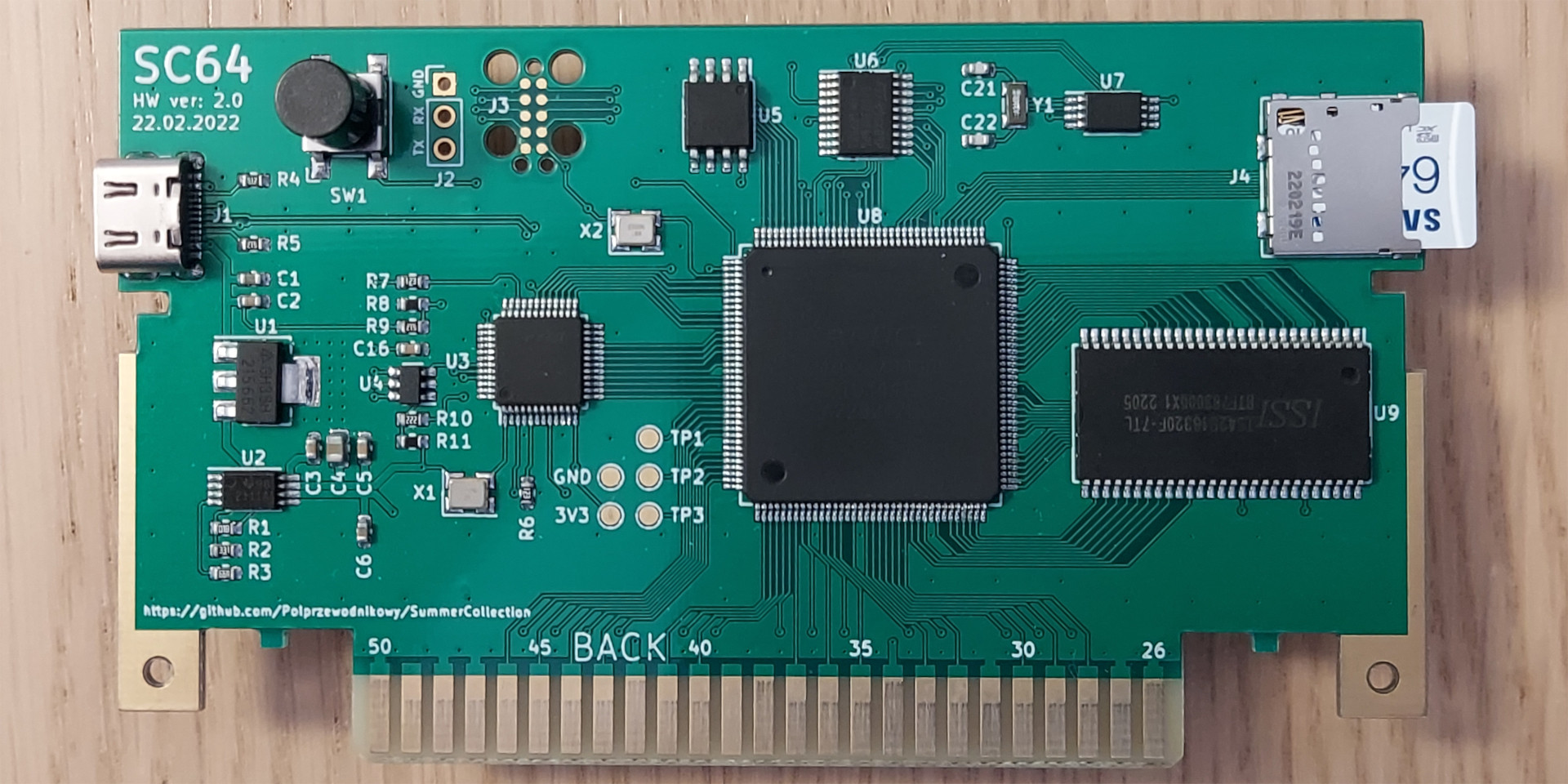 SC64 PCB front