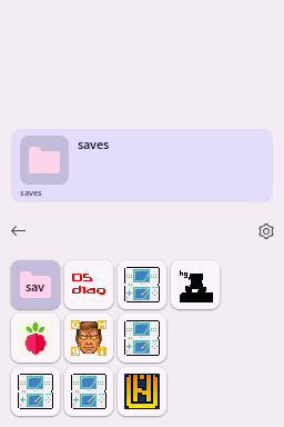 Horizontal display mode with custom theme