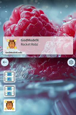Horizontal display mode with custom theme